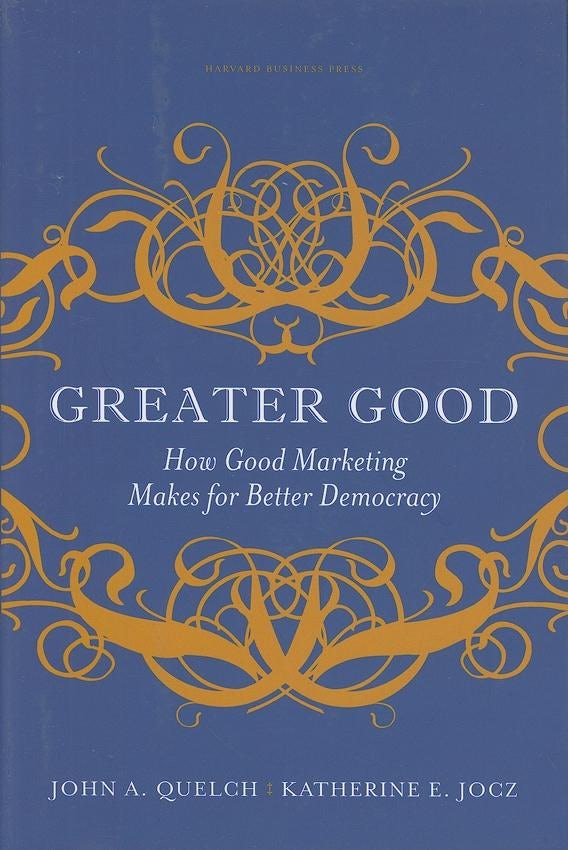 Book cover image for Greater Good ISBN: 9781422163672
